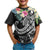 YAP Polynesian T Shirt Summer Plumeria (Black) - Polynesian Pride