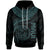 Polynesian Hawaii Hoodie Maui Polynesian Waves (Turquoise) Unisex Turquoise - Polynesian Pride