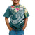 FSM Polynesian T Shirt Summer Plumeria (Turquoise) - Polynesian Pride