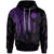 Nauru Hoodie Polynesian Wings Purple Unisex Purple - Polynesian Pride