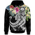 FSM Polynesian Hoodie Summer Plumeria (Black) Unisex Black - Polynesian Pride