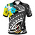 (NUMBER 2) Vanuatu Polo Shirt Polynesian Pattern Black Color LT13 Unisex Black - Polynesian Pride