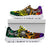 Federated States of Micronesia Custom Personalised Sneakers - Rainbow Polynesian Pattern - Polynesian Pride