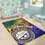 Federated States of Micronesia Custom Personalised Area Rug - Rainbow Polynesian Pattern - Polynesian Pride