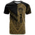 Federated States of Micronesia T Shirt Gold Color Symmetry Style Unisex Black - Polynesian Pride