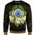 Federated States of Micronesia Sweatshirt - Polynesian Gold Patterns Collection Unisex Black - Polynesian Pride