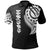 Hawaii Polo Shirt Hawaii Tatau White Patterns Unisex Black - Polynesian Pride