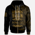 Tokelau Zip Hoodie Legends Are Born In Gold Color Unisex Gold - Polynesian Pride