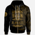 Hawaii Zip Hoodie Legends Are Born In Gold Color Unisex Gold - Polynesian Pride