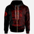 Niue Zip Hoodie Legends Are Born In Red Color Unisex Red - Polynesian Pride