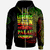 Palau Zip Hoodie Legends Are Born In Reggae Color Unisex Black - Polynesian Pride