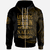 Nauru Zip Hoodie Legends Are Born In Gold Color Unisex Gold - Polynesian Pride