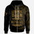 Kosrae State Zip Hoodie Legends Are Born In Gold Color Unisex Gold - Polynesian Pride