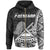 American Samoa Zip Hoodie Faleasao Polynesian Patterns Unisex Black - Polynesian Pride