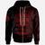 Marshall Islands Zip Hoodie Legends Are Born In Red Color Unisex Red - Polynesian Pride