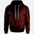 Palau Hoodie Polynesian Pattern Style Red Color Unisex Red - Polynesian Pride