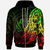 Yap Zip Hoodie Polynesian Pattern Style Raggae Color Unisex Raggae - Polynesian Pride