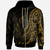 Federated States of Micronesia Zip Hoodie Polynesian Pattern Style Gold Color Unisex Gold - Polynesian Pride