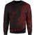 Palau Sweatshirt - Polynesian Pattern Style Red Color Unisex Red - Polynesian Pride