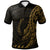 Kanaka Polo Shirt Polynesian Pattern Style Gold Color Unisex Gold - Polynesian Pride