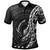 American Samoa Polo Shirt Polynesian Pattern Style Unisex Black - Polynesian Pride