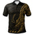 Guam Polo Shirt Polynesian Pattern Style Gold Color Unisex Gold - Polynesian Pride