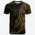 French Polynesia T Shirt Polynesian Pattern Style Gold Color Unisex Art - Polynesian Pride