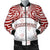 hawaiiMen's Bomber Jacket - Kanaka Farrington High School Men's Bomber Jacket Demodern Style AH White - Polynesian Pride