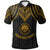 Federated States of Micronesia Polo Shirt Polynesian Armor Style Gold Unisex Gold - Polynesian Pride