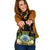 Federated States of Micronesia Shoulder Handbag - Polynesian Gold Patterns Collection One Size Black - Polynesian Pride