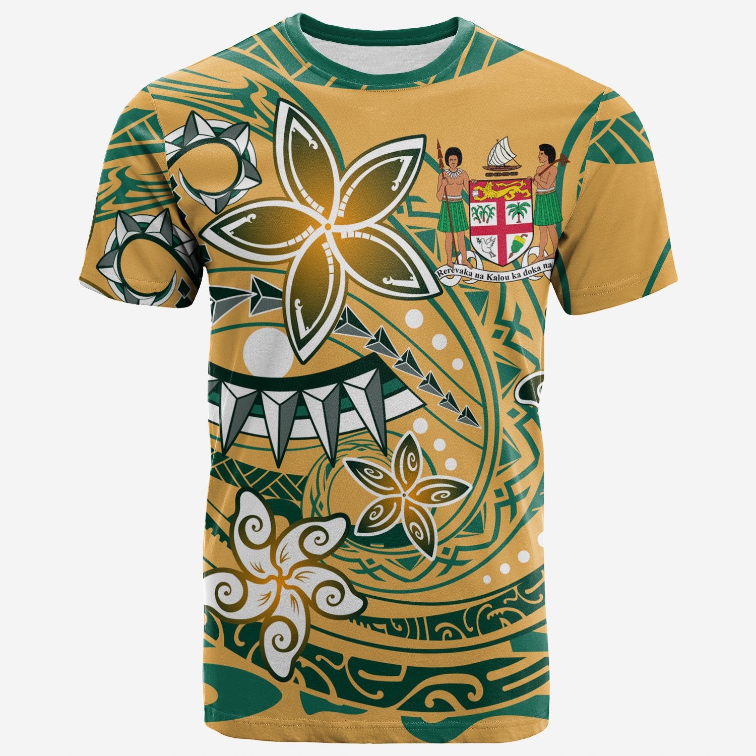 Fiji T Shirt Spring Style Unisex Yellow - Polynesian Pride