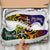 Fiji Custom Personalised Sneakers - Rainbow Polynesian Pattern - Polynesian Pride