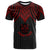 Fiji Custom T Shirt Polynesian Armor Style Red Unisex Red - Polynesian Pride