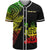 Fiji Custom Personalized Baseball Shirt - Flash Style Reggae Unisex Reggae - Polynesian Pride