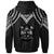 Fiji Hoodie Polynesian Armor Style Black - Polynesian Pride