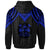 Fiji Hoodie Polynesian Armor Style Blue - Polynesian Pride