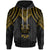 Fiji Hoodie Polynesian Armor Style Gold Unisex Gold - Polynesian Pride