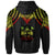 Fiji Custom Hoodie Polynesian Armor Style Reagge - Polynesian Pride