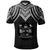 Fiji Custom Polo Shirt Polynesian Armor Style Black - Polynesian Pride