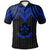 Fiji Custom Polo Shirt Polynesian Armor Style Blue Unisex Blue - Polynesian Pride