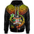 Fiji Zip up Hoodie Lizard Good Chest Unisex Reggae - Polynesian Pride