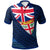 Fiji Tapa Flag Polo Shirt Unisex Blue - Polynesian Pride