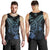 Fiji Custom Personalised Men's Tank Top - Blue Turtle - Polynesian Pride