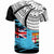 Fiji T Shirt Claws Pattern With Flag - Polynesian Pride