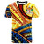 Fiji T Shirt The Twilight of Fiji Paint Style Unisex Yellow - Polynesian Pride