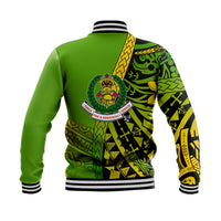 (Custom Personalised) Tonga Fire And Emergency Services Baseball Jacket Polynesian Minimalist Style LT9 - Polynesian Pride