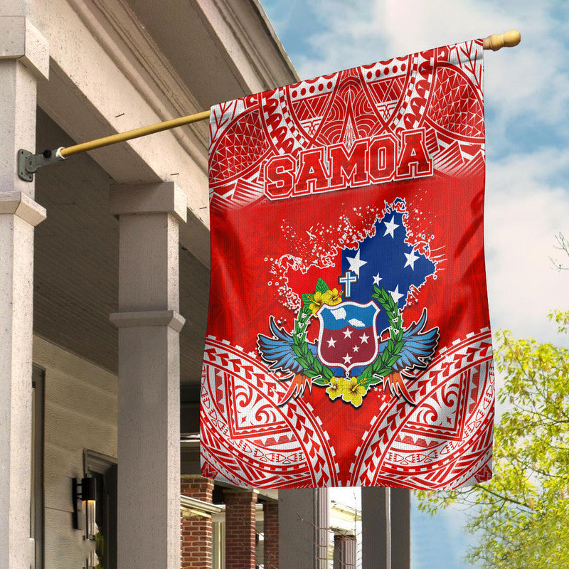 Toa Samoa Polynesian Rugby Flag Samoan Flag Red Color LT9 House Flag - Polynesian Pride
