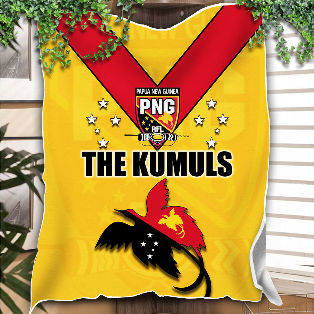 Papua New Guinea Rugby Blanket - PNG The Kumuls - LT20 - Polynesian Pride