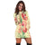 Flower Art Hoodie Dress - AH - Polynesian Pride