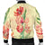 Flower Art Bomber Jacket - AH - Polynesian Pride